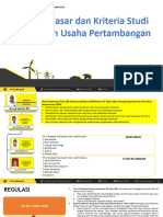 Bahan Paparan Rapat Kriteria Studi Kelayakan - Selasa 26042022