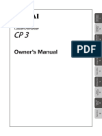 CP3 Owners Manual