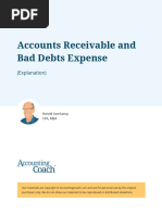 Module 1 - Credit Bad Debts