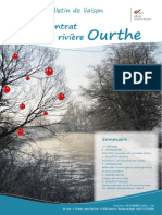 Bulletin Du Contrat de Rivière Ourthe