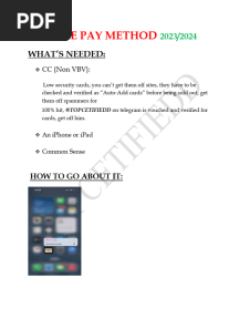 Apple Pay Method 2023