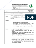 Standar Operasional Prosedur Identifikasi Pengunjung