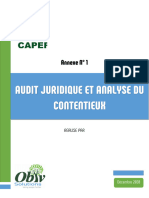 Annexe 1 Audit Juridique