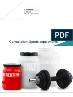 Consultation Proposed Clarification Certain Sports Supplements Are Therapeutic Goods - 0
