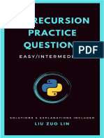 20 Recursion Practice Questions