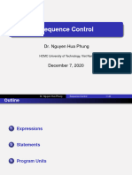 11-Sequence Control (Expressions, Statements)