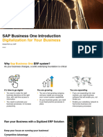 ERP SAP Business One