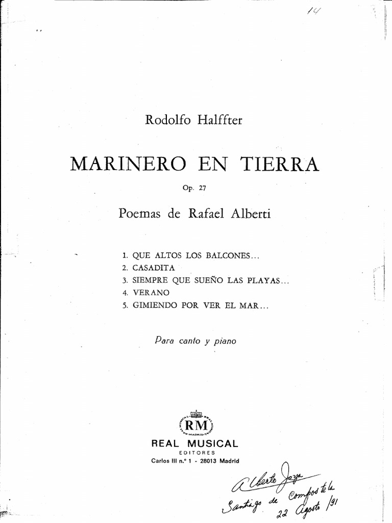 11 Marinero En Tierra Pdf