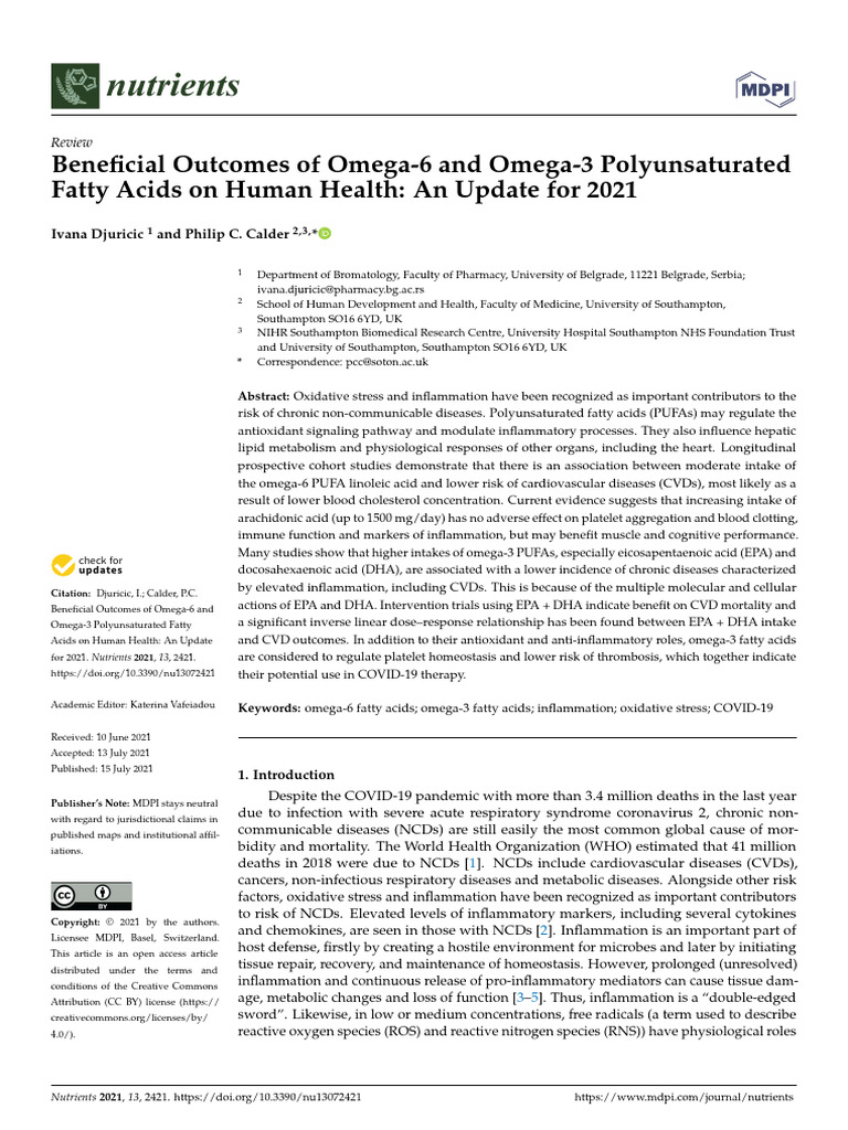 Nutrients Omega 3.6 | PDF | Omega 3 Fatty Acid | Docosahexaenoic Acid