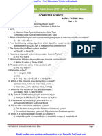 12th Computer Science EM Public Exam 2023 Model Question Paper English Medium PDF Download 1