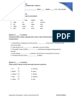 REP8 - Unit 5 - A - Short Test - Vocab