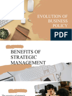 Evolution of Business Policy #3
