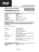 MSDS Fragrance Oil Fig