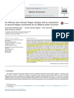 An Efficient Time Domain Fatigue Analysis and Its Comparison