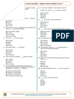 1352 - Gerund Infinitive Intermediate Upper Intermediate Test 5