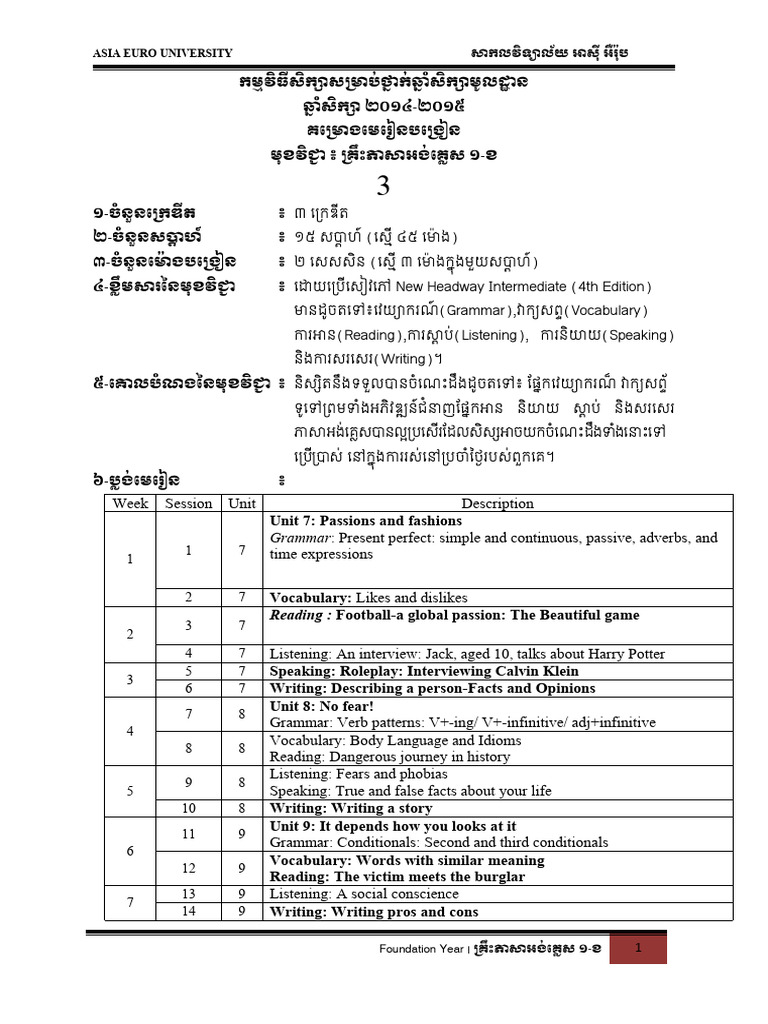 Course Syllabus-Core English 102 (CE102) | PDF
