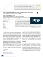 Column Demands in Steel Plate Shear Walls With Regular Perforations Using P