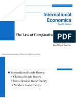 International Economics: The Law of Comparative Advantage