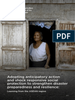 Adopting Anticipatory Action and Shock Responsive Social Protection To Strengthen Disaster Preparedness and Resilience