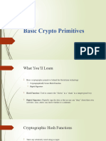 Basic Crypto Primitives