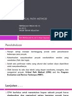 M10 CPM (Critical Path Method)