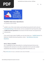 Top 25 TestNG Interview Questions and Answers - ArtOfTesting