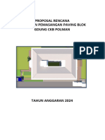 Proposal Perencanaan Paving Blok GKB Polman 2024