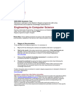 Engineering in Computer Science: 2023-2024 Academic Year