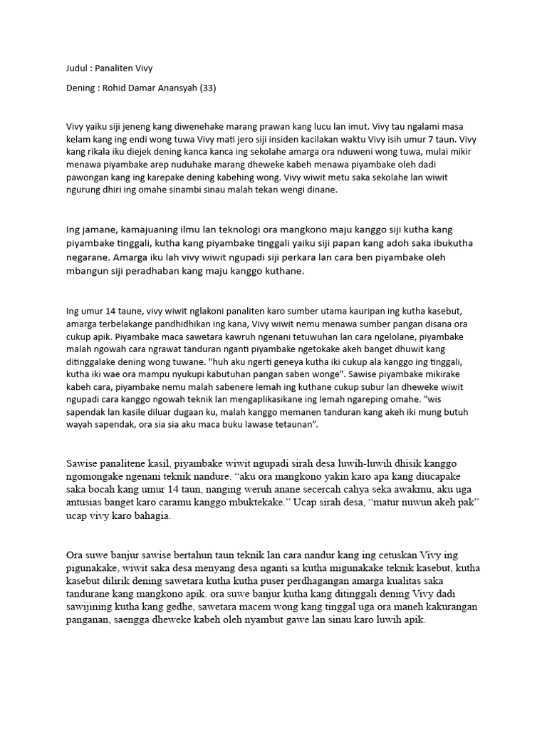 Jawa Asli | PDF