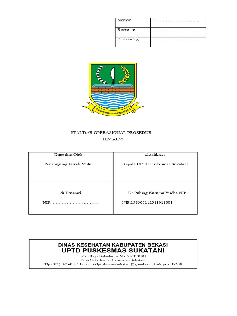SOP KONSELING HIV AIDS | PDF