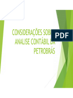 Considerações Sobre Analise Contábil Da Petrobrás