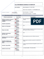 Fiche D'evaluation Du Personnel - YAVO Alatin Fabienne Jocelyne