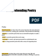 Comprehending Poetry