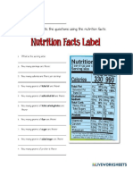 Dighta-Week1 Oktober-Food Label