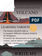 Active and Inactive Volcanoes