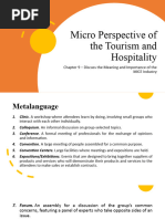 Ch. 9 - Micro Perspective of The Tourism and Hospitality