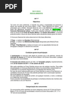 Regulamento Concurso Nacional de Leitura 2012