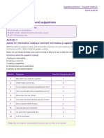 B1 - Speaking Activities - Teachers Notes 2