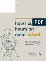 Cut Hours On Email in Half - Gain 4+ Hours Weekly