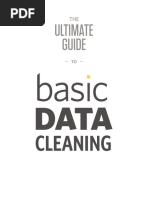 Data As Clean of Excel