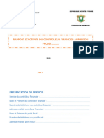 04 Canevas Rapport D'activités Du Contrôleur Financier PROJET 22-01-2024