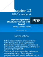 B200 - Reader 4: Beyond Organizational Structure: The End of Classical Forms?