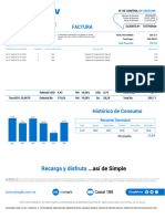 Documento Factura SimpleTV