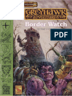 D&D 3.5 - Greyhawk - Border Wach (Aventura Nivel 3)