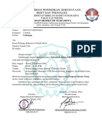 Surat Undangan Pelantikan Ketua Ormawa FT - KMTM