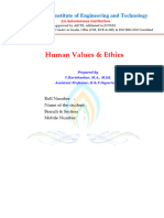 Human Values & Ethics Notes