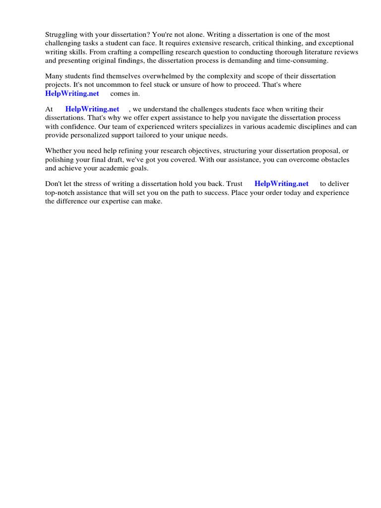 Research Objectives Other Term