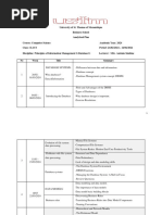 PIM - Database I - Analytical Plan