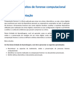 Unidade 6 - Conceitos de Forense Computacional