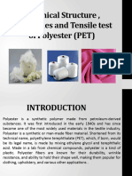 Polyester (PTE) Tensile Test